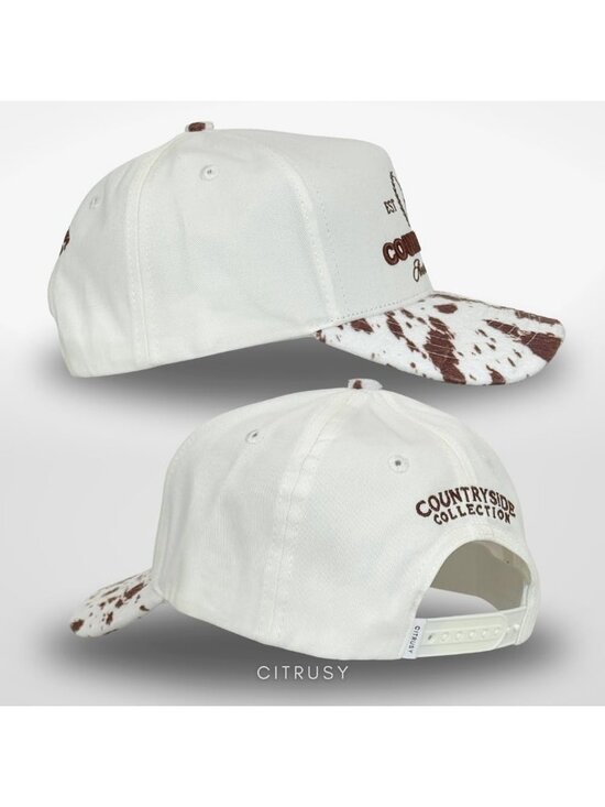 Unisex Cow Print Cute Caps Cowgirls Cowboys Snapback Western Trucker Hat main image 4